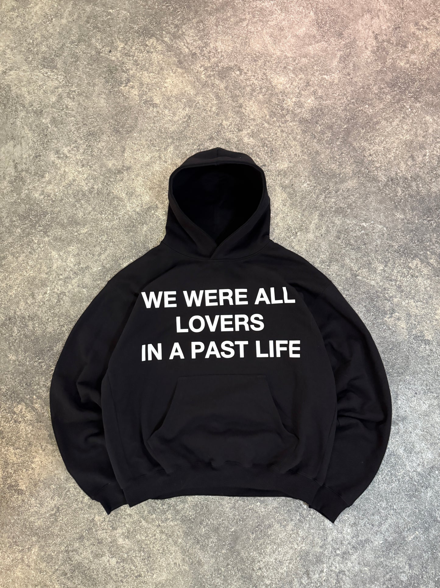 ''LOVERS'' HOODIE - BLACK