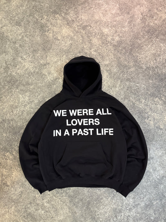 ''LOVERS'' HOODIE - BLACK