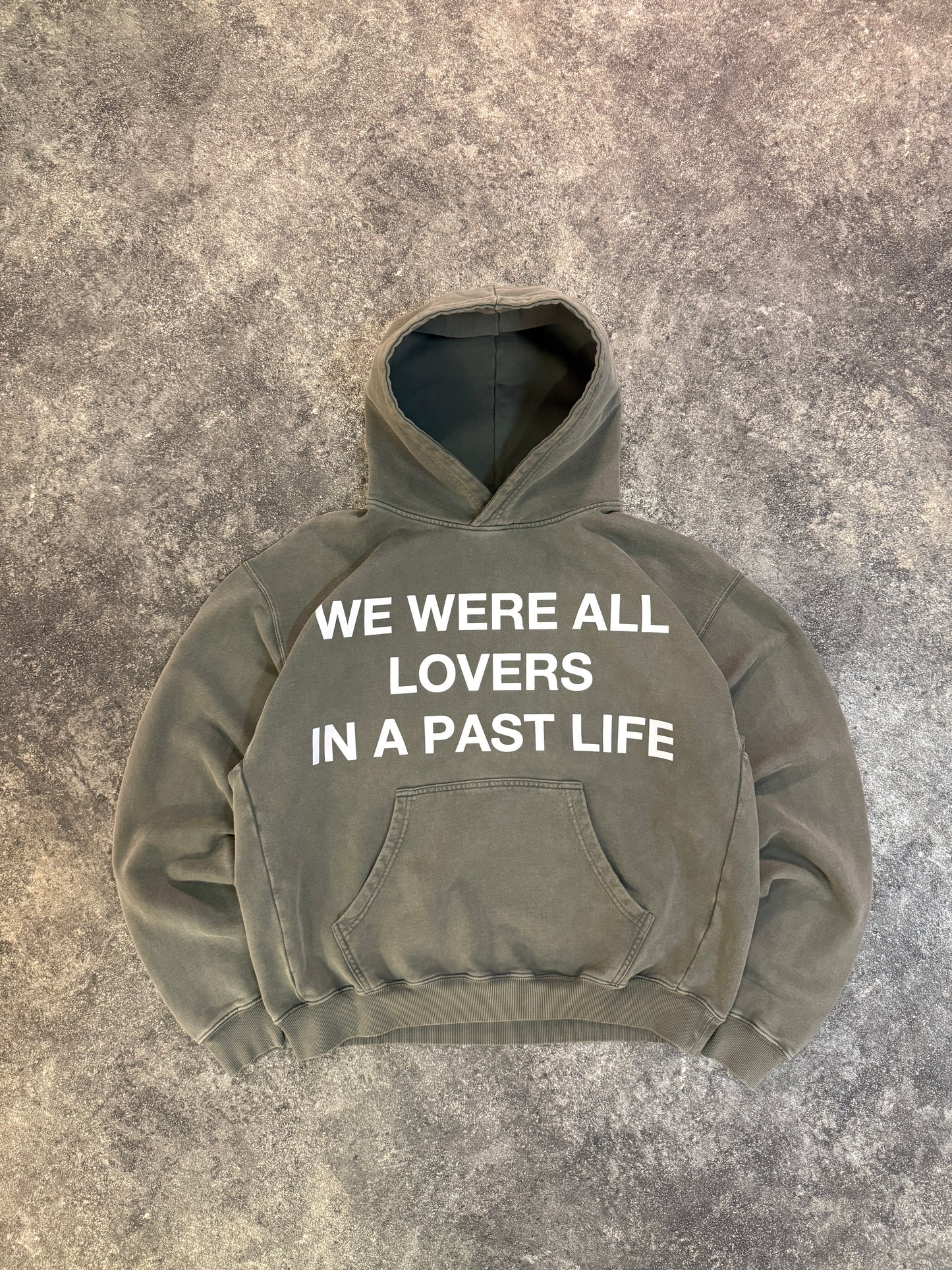 ''LOVERS'' HOODIE - VINTAGE GREEN